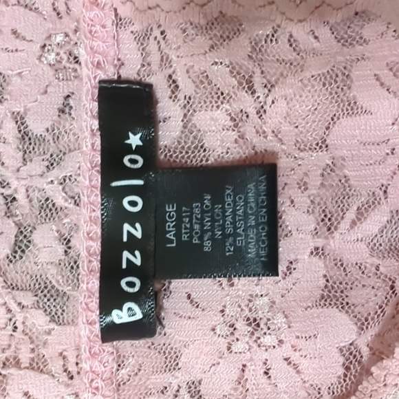 Baby Pink Sheer Lace Chemise Nighty - Picture 7 of 8